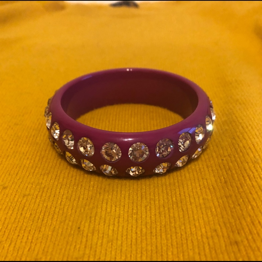 Purple Bracelet with crystal details